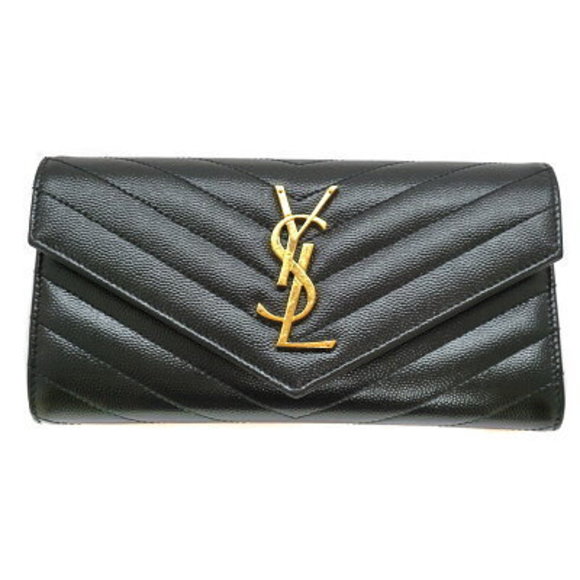 Saint Laurent Yves long Wallet black - Picture 1 of 15